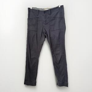 Aventura Organic Cotton Straight Leg Gray Flap Pocket Sustainable Gorp Pants 8